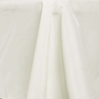 Premium Polyester 90"x132" Rectangle Tablecloth Ivory - Seamless 220GSM Stain-Resistant Table Cover