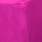 Fitted Polyester 72"x30" Rectangle Tablecloth Fuchsia - Durable Table Cover