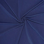 Stretch Spandex 6ft Rectangle Tablecloth Navy Blue - Durable Form-Fitting Table Cover