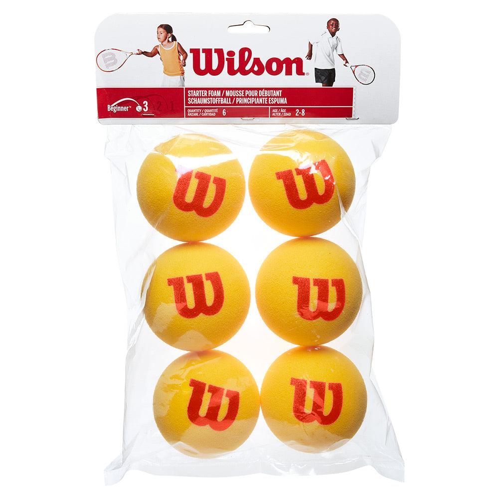 Starter Easy Foam 6 Pack Stage 3 Training Balls - Bell Racket Store