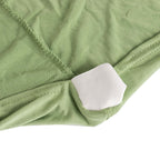 Stretch Spandex Chair Cover Sage Green for Folding Chairs - Secure Fit Slipcover with Silver Rhinestone Buckled Sash Band - Bell Racket Store