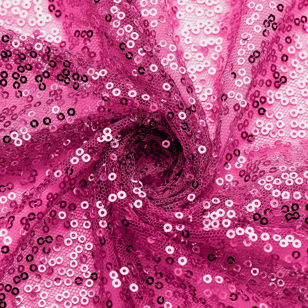 Sequin 20"x20" Napkin Fuchsia - Shimmering Dinner Napkin