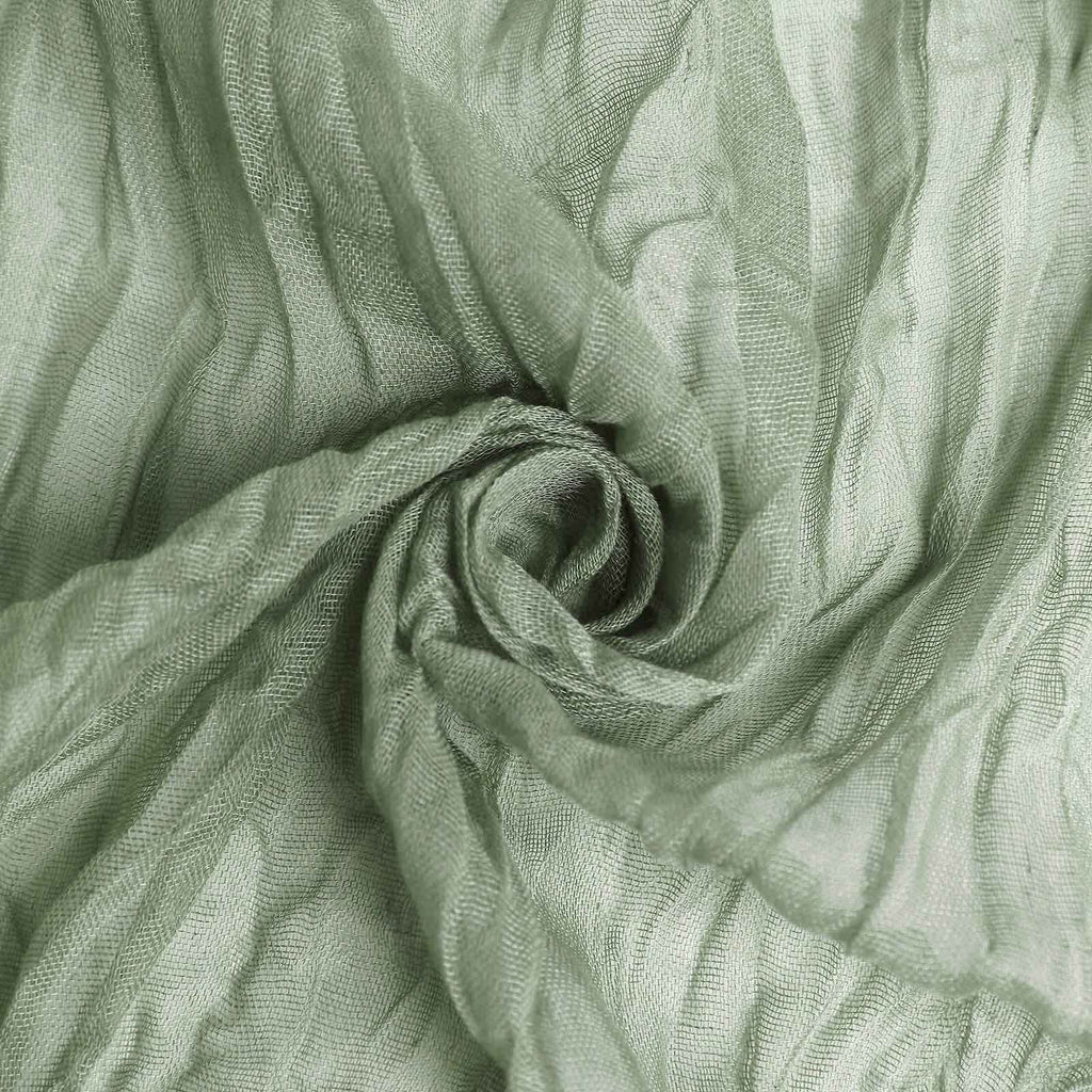 5 Pack Gauze Cheesecloth 24"x19" Napkins Dusty Sage Green Reusable Dinner Napkins