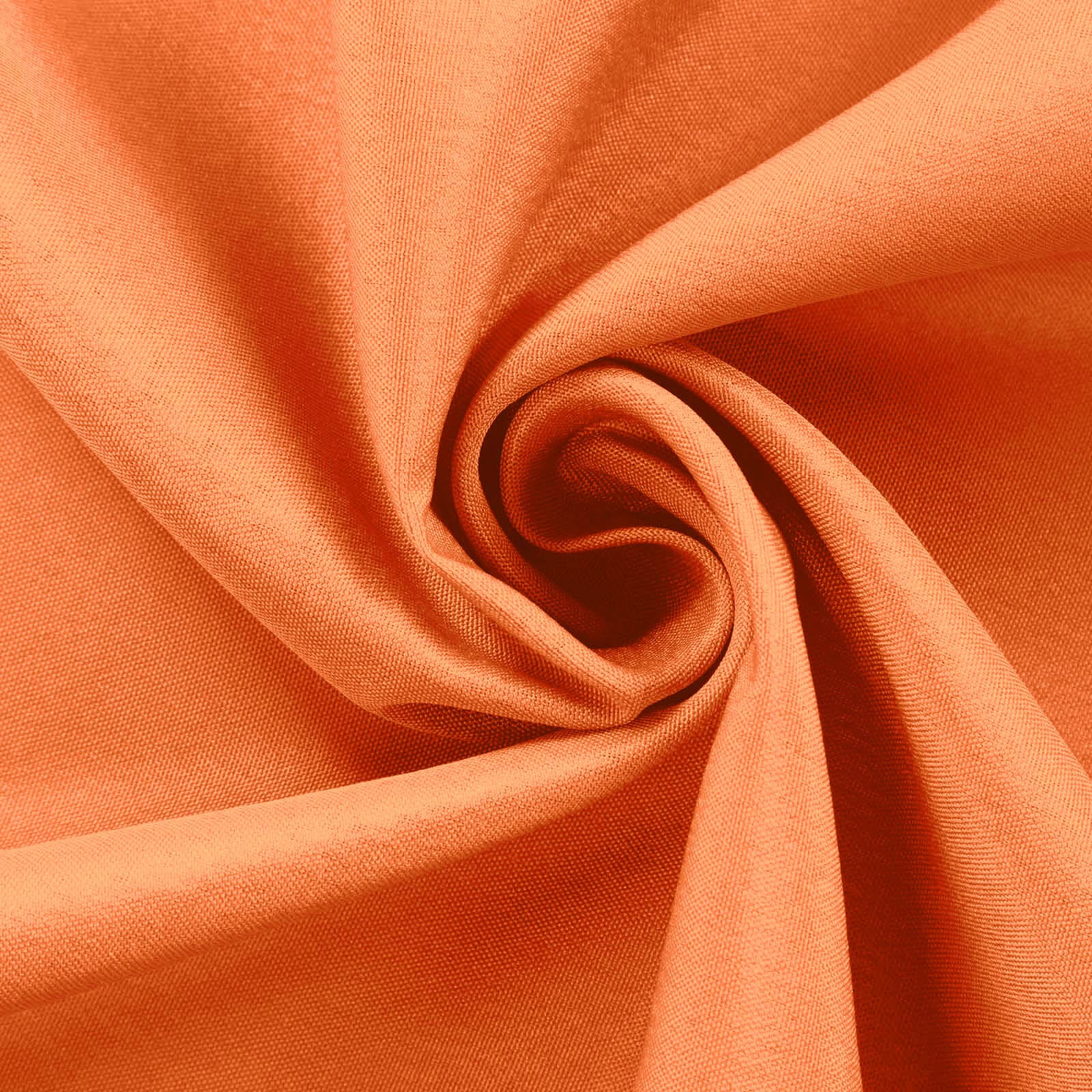 Polyester Square 54"x54" Tablecloth Orange - Wrinkle-Resistant & Durable Table Cover