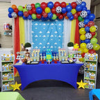 Stretch Spandex 6ft Rectangle Tablecloth Royal Blue - Durable Form-Fitting Table Cover