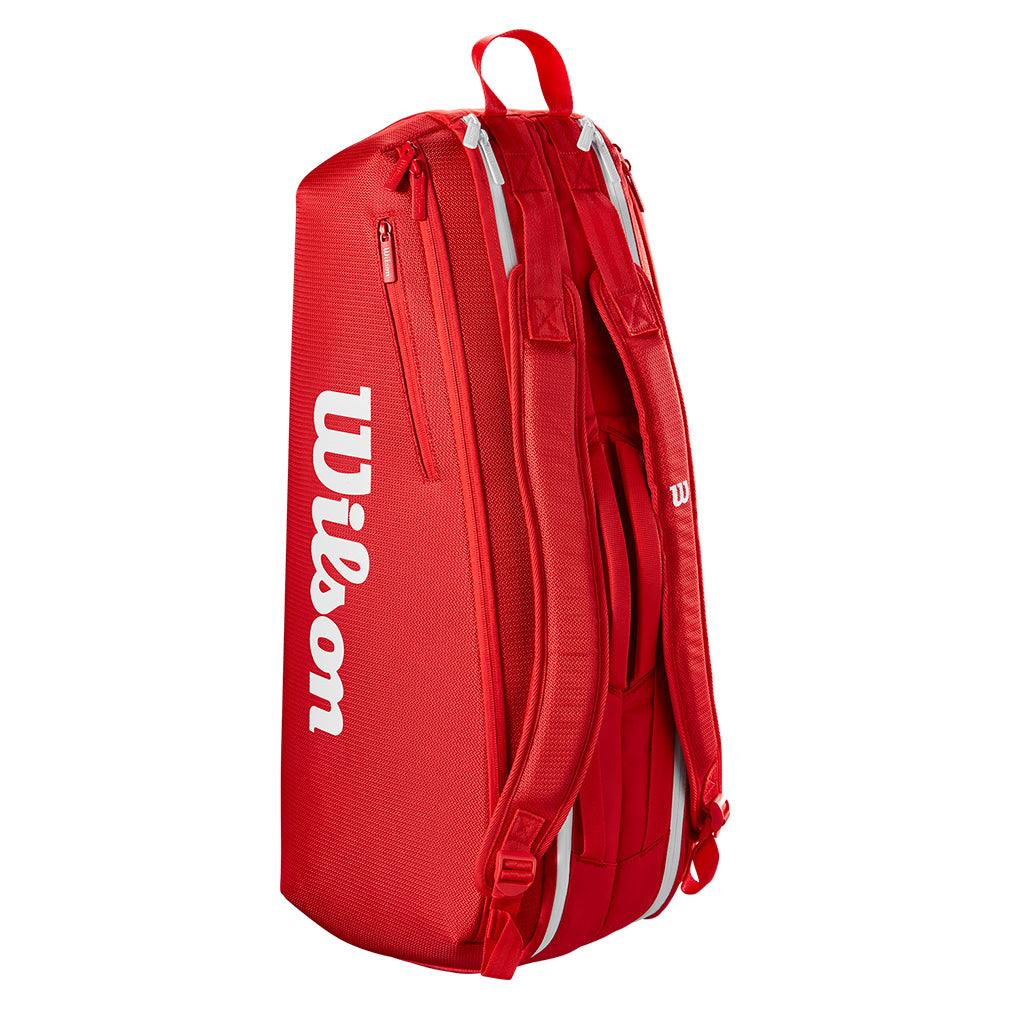 Super Tour 2025 6 Pack Tennis Bag Red - Bell Racket Store