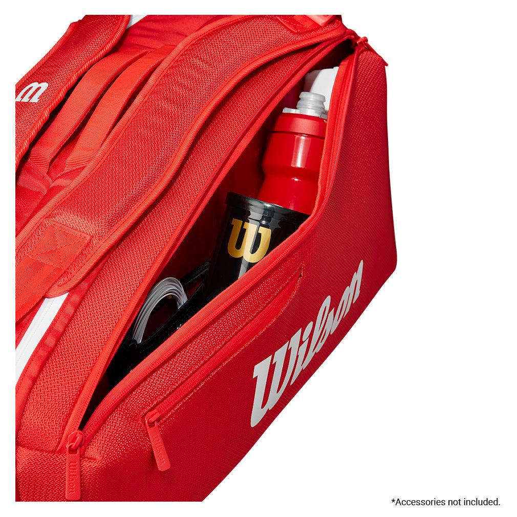 Super Tour 2025 6 Pack Tennis Bag Red - Bell Racket Store