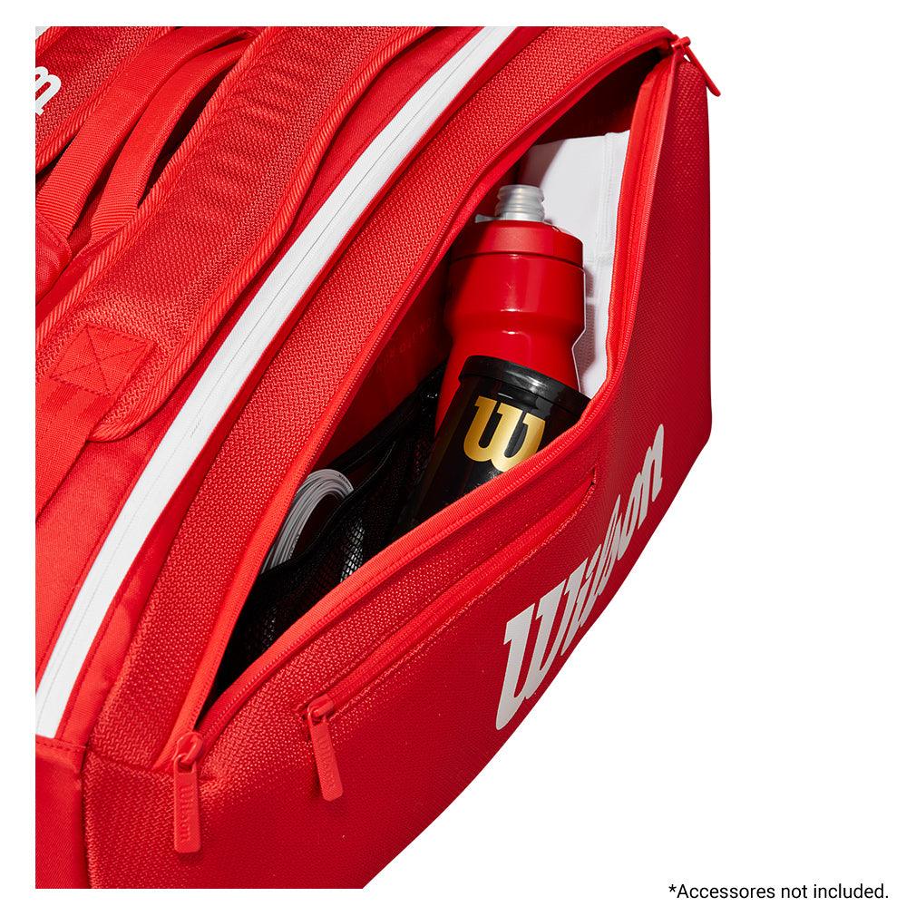 Super Tour 2025 9 Pack Tennis Bag Red - Bell Racket Store