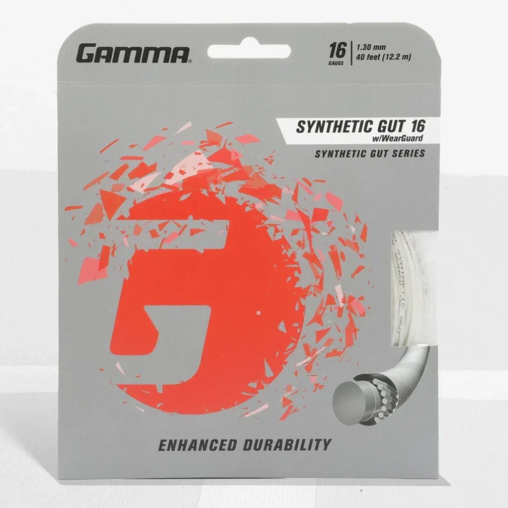 Synthetic Gut with Wearguard 16G Tennis String - Bell Racket Store
