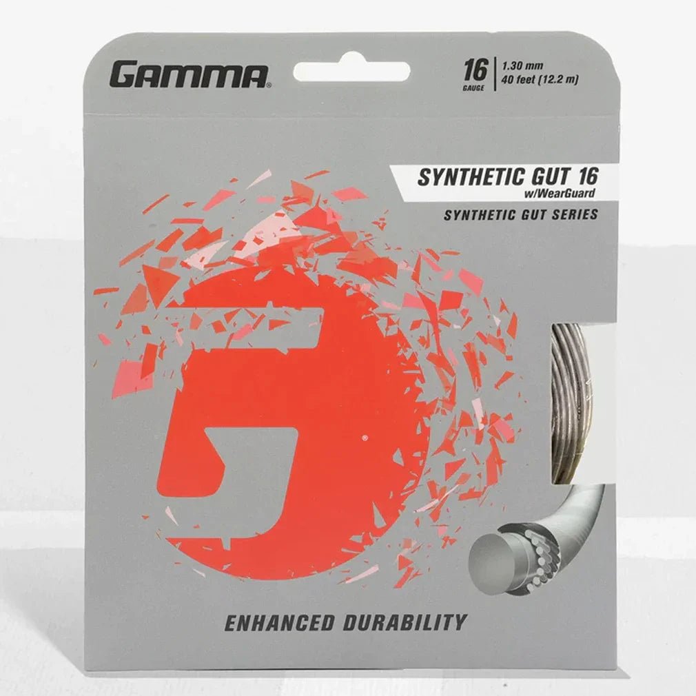 Synthetic Gut with Wearguard 16G Tennis String - Bell Racket Store