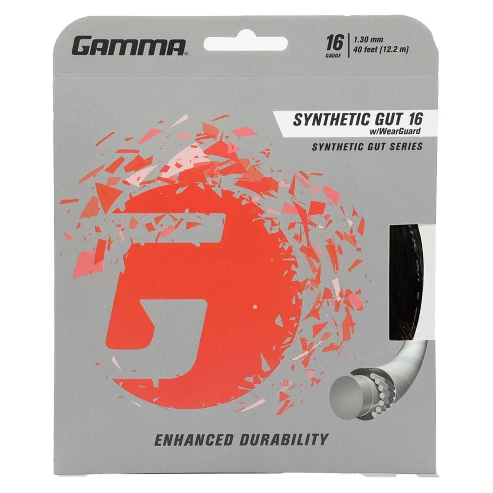 Synthetic Gut with Wearguard 16G Tennis String - Bell Racket Store