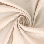 Taffeta 72"x72" Table Overlay Square Tablecloth Beige - Accordion Crinkle Table Cover - Bell Racket Store