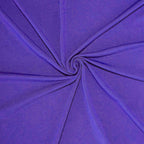 Stretch Spandex 6ft Rectangle Tablecloth Purple - Durable Form-Fitting Table Cover