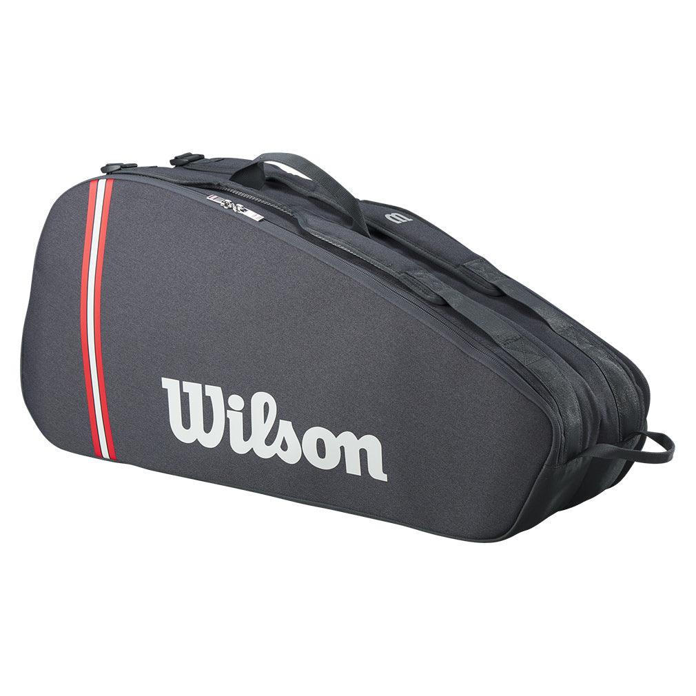 Tour 6 Pack Tennis Racquet Bag Black - Bell Racket Store