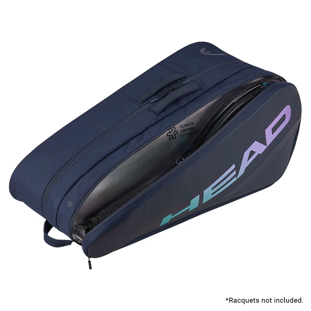 Tour Tennis Racquet Bag L (9R) Navy - Bell Racket Store