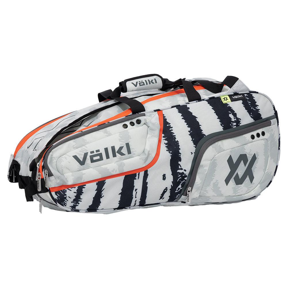 Tour Zebra 6 Pack Tennis Bag Ghost White and Black - Bell Racket Store
