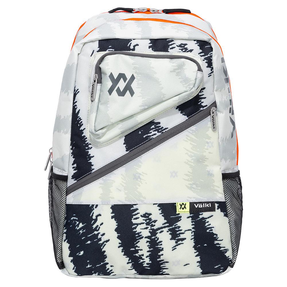 Tour Zebra Euro Tennis Backpack Black and Neon Yellow - Bell Racket Store