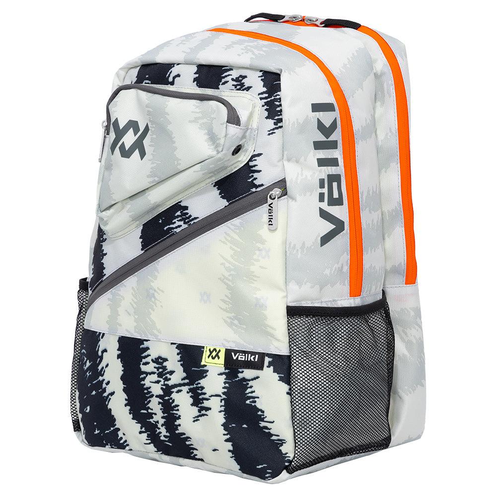 Tour Zebra Euro Tennis Backpack Black and Neon Yellow - Bell Racket Store