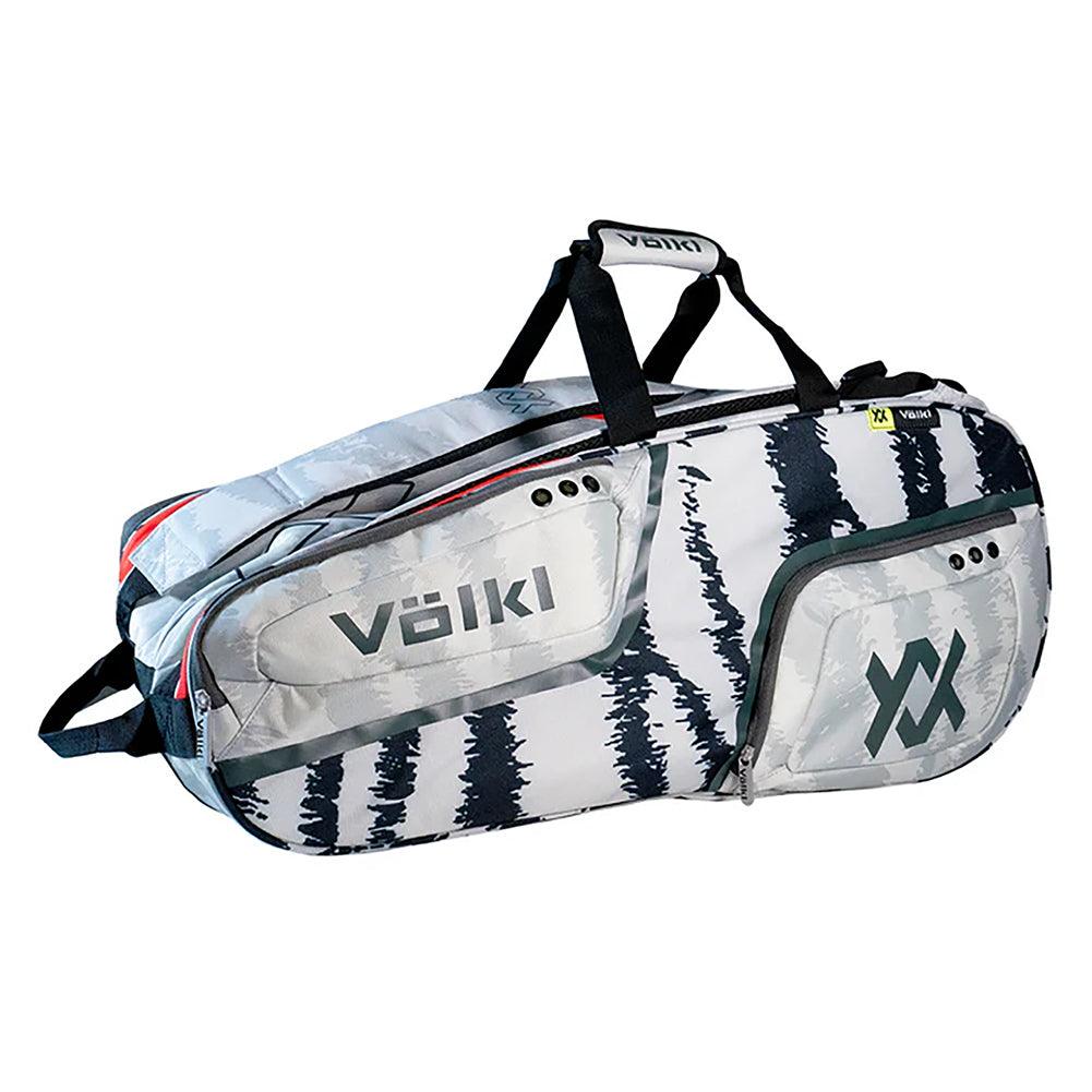 Tour Zebra Pro 3 Pack Tennis Bag Ghost White and Black - Bell Racket Store