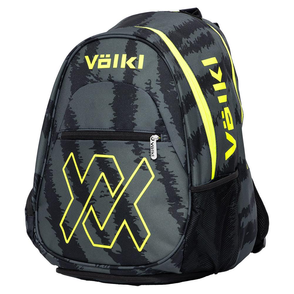 Tour Zebra Tennis Backpack Black and Neon Yellow - Bell Racket Store