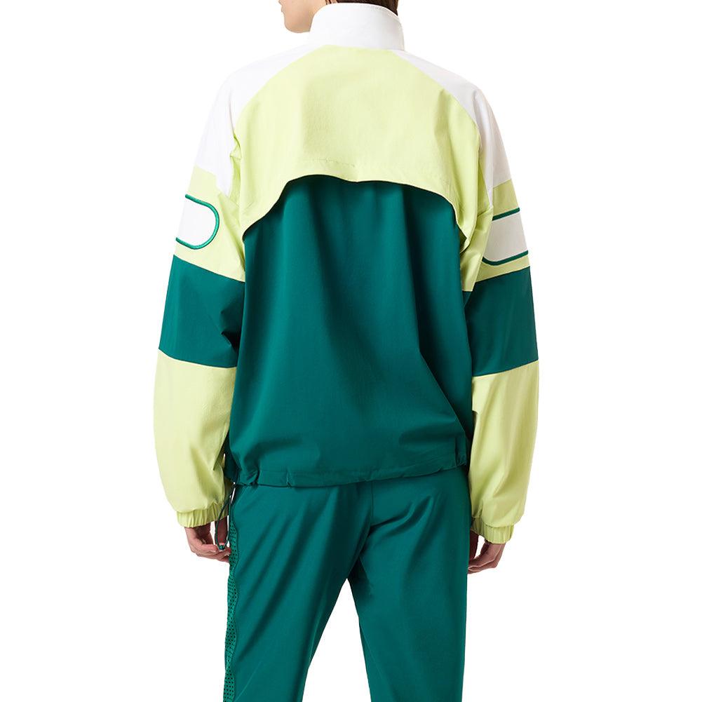 Unisex Center Court Ace Podium Tennis Jacket Rainforest and Shadow Lime - Bell Racket Store