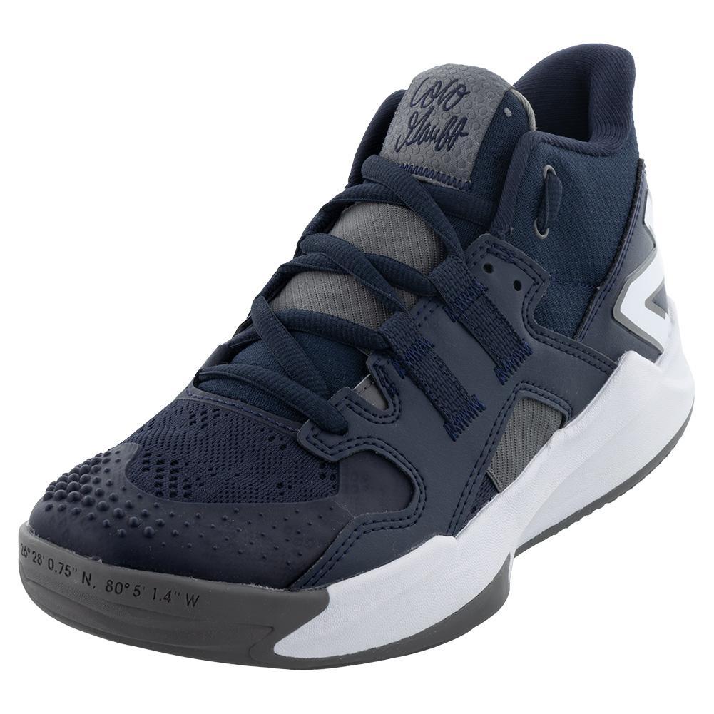 Unisex Coco CG1 D Width Tennis Shoes Eclipse and White - Bell Racket Store