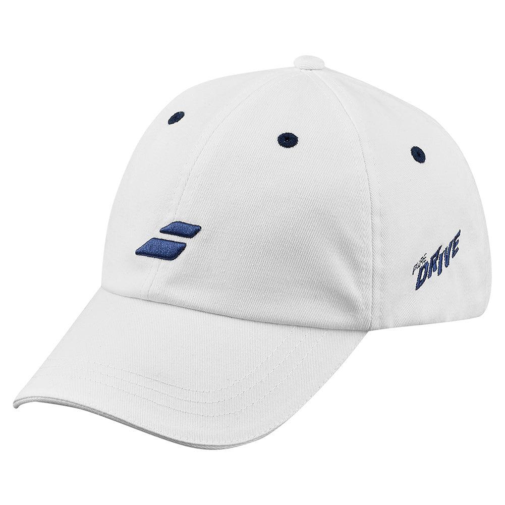 Unisex Drive Cotton Tennis Cap White and Blue - Bell Racket Store