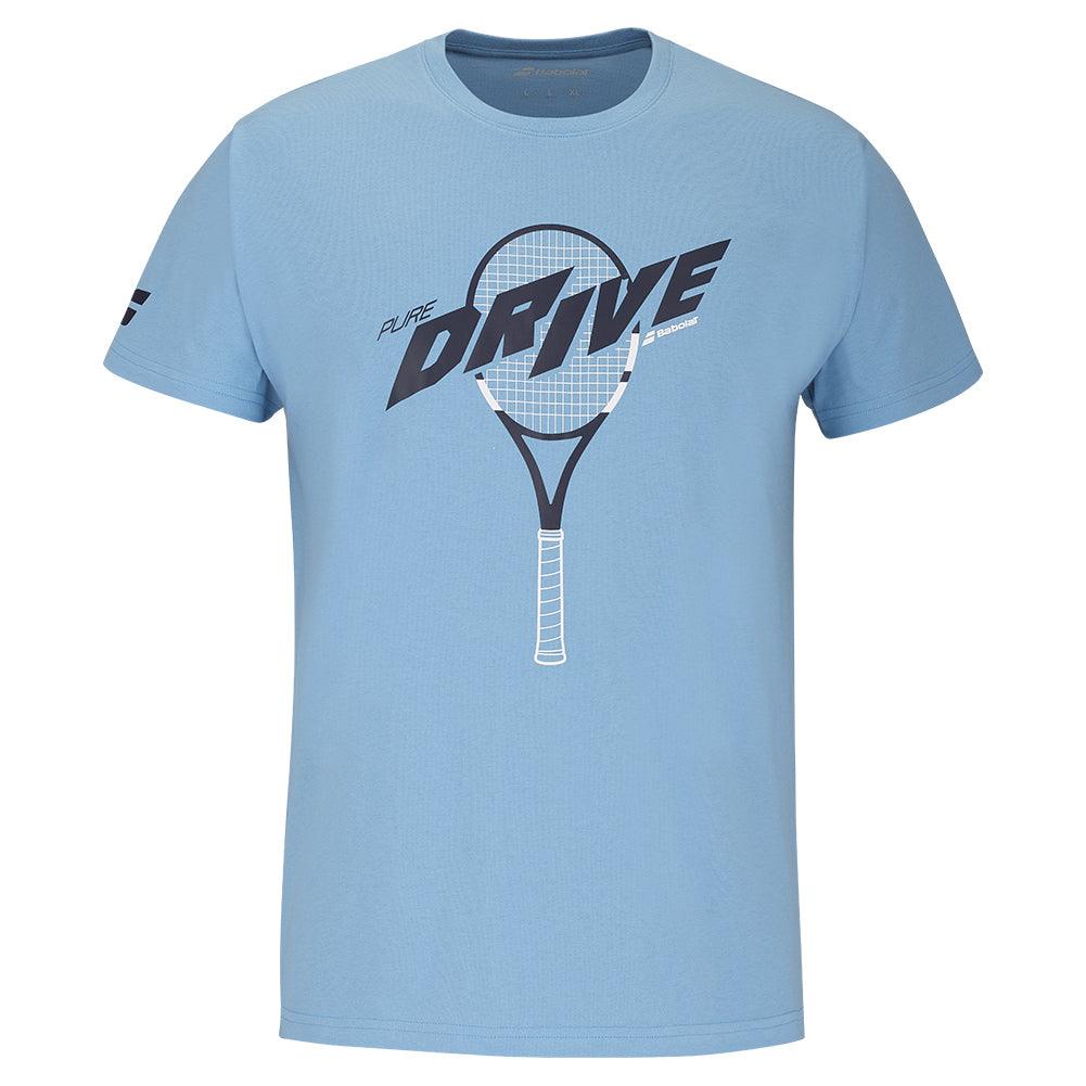 Unisex Drive Cotton Tennis Tee Heritage Blue - Bell Racket Store