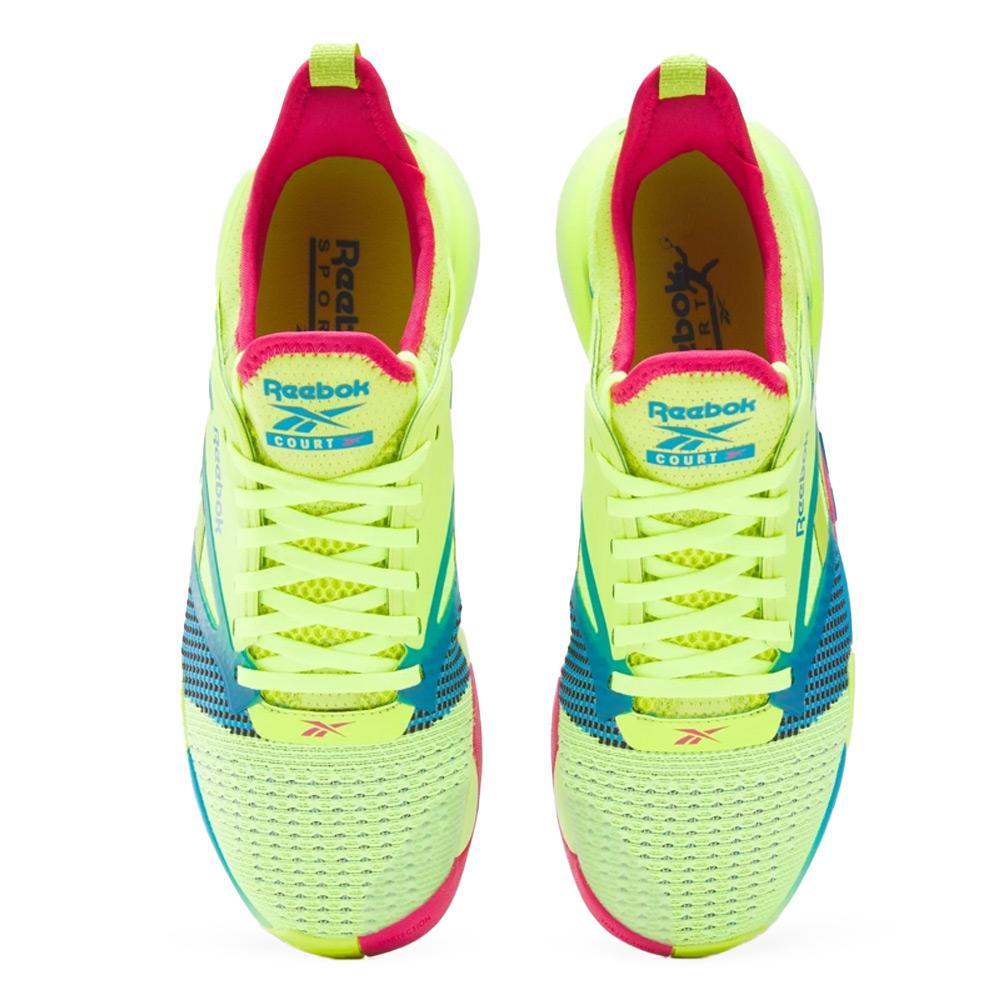 Unisex Nano Court Shoes Digital Lime and Aqua - Bell Racket Store