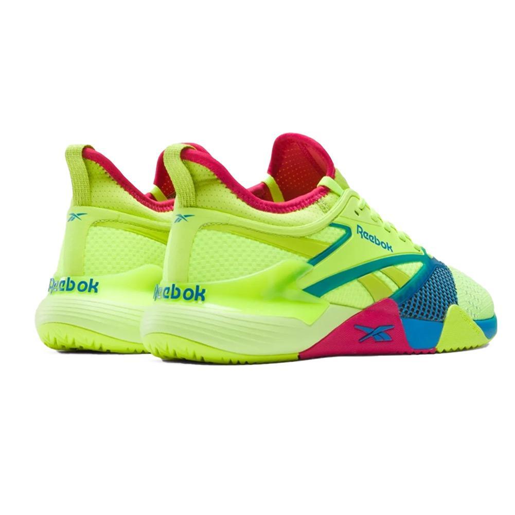 Unisex Nano Court Shoes Digital Lime and Aqua - Bell Racket Store