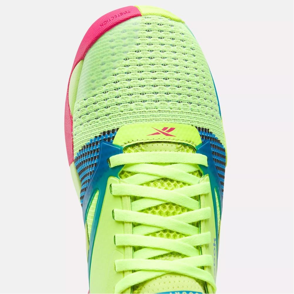 Unisex Nano Court Shoes Digital Lime and Aqua - Bell Racket Store