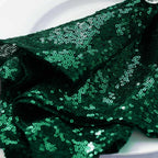 Sequin 20"x20" Napkin Hunter Emerald Green - Shimmering Dinner Napkin