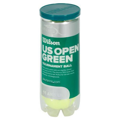 US Open Green Tournament Tennis Ball Case - Bell Racket Store
