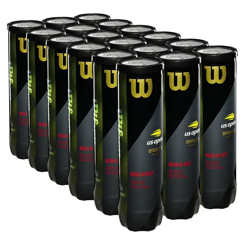US Open Regular Duty Tennis Ball Case (4 Ball Cans) - Bell Racket Store