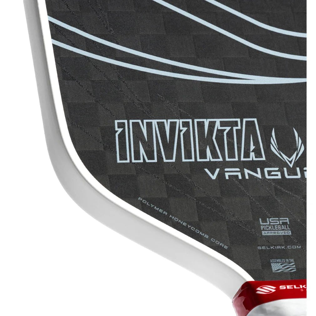 Vanguard Pro Invikta Pickleball Paddle Raw Carbon - Bell Racket Store
