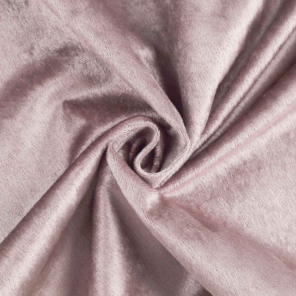 Premium Velvet 90"x156" Rectangle Tablecloth Mauve - Reusable Soft & Seamless Table Cover