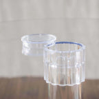 2-Tier Acrylic Round Cake Stand Set Clear - Chic Versatile Cupcake Holder Dessert Display Pedestal for Wedding Buffet & Catering Displays 16"