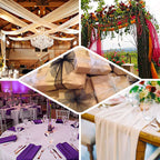 54"x10yd Black Solid Sheer Chiffon Fabric Bolt, DIY Voile Drapery Fabric