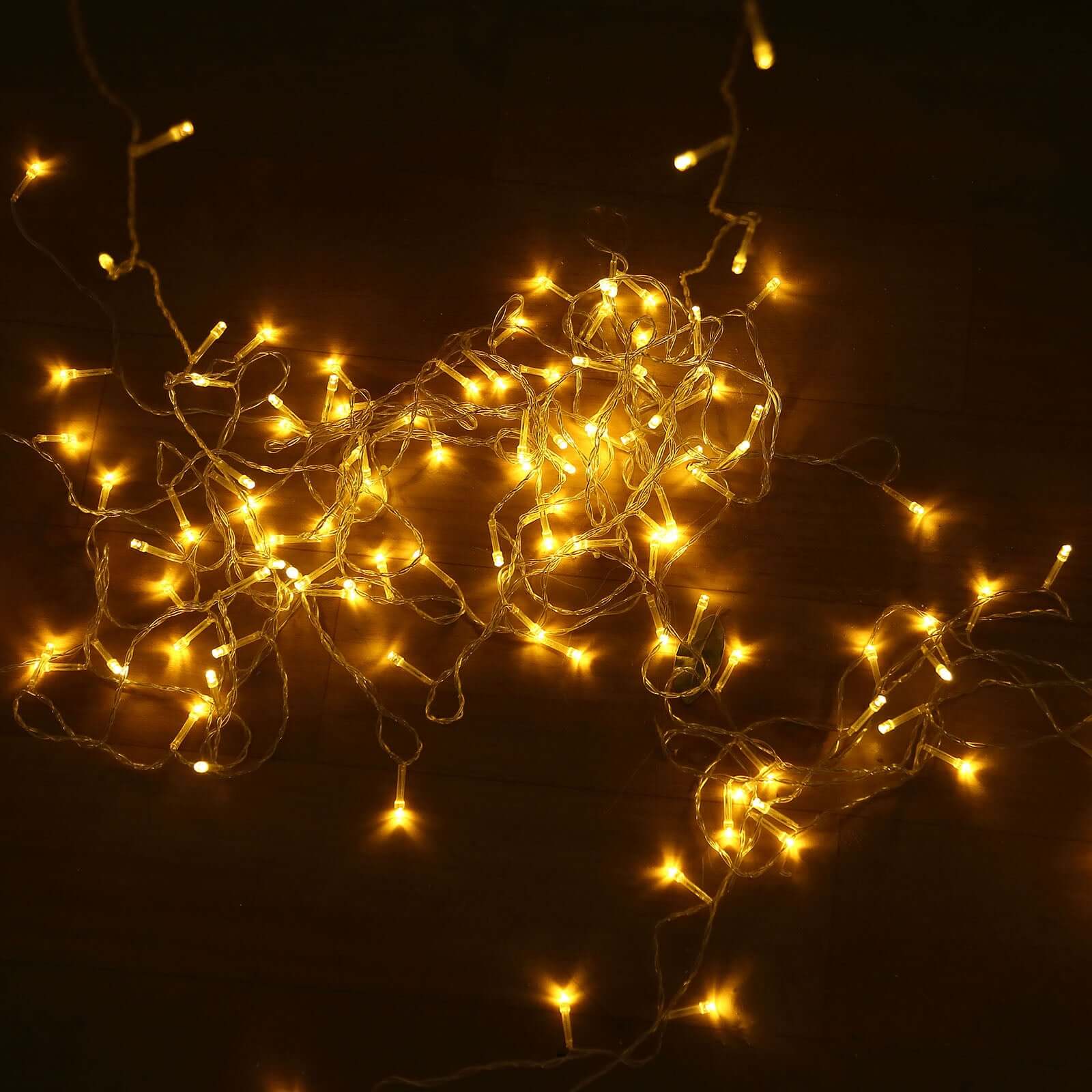 Warm White 600 LED Twinkle Fairy Lights with 8 Modes, Plug In Connectable Curtain String Lights - 10ftx20ft - Bell Racket Store