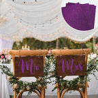 10 Pack Purple Self-Adhesive Glitter DIY Craft Foam Sheets - 12"x10"