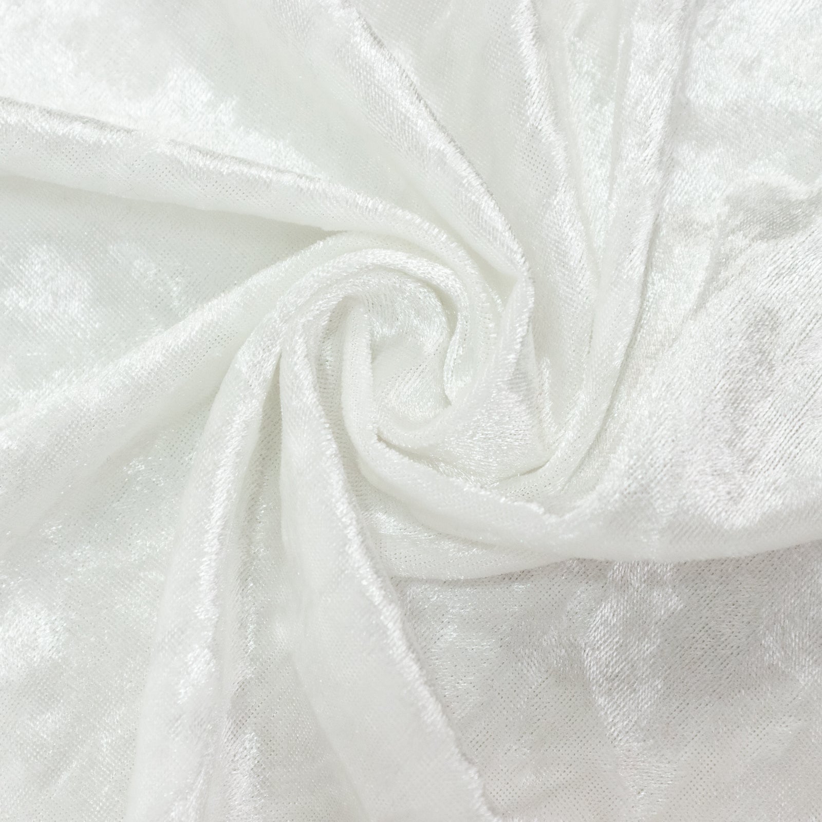 White Crushed Velvet Backdrop Curtain â€“ 5ft x 10ft Event Drape with Rod Pocket, Privacy Panel for Photo Booths & Events - Bell Racket Store