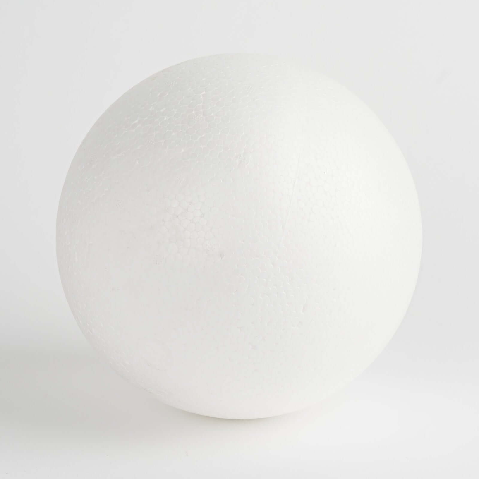 4 Pack 8â€ White StyroFoam Foam Balls For Arts, Crafts and DIY