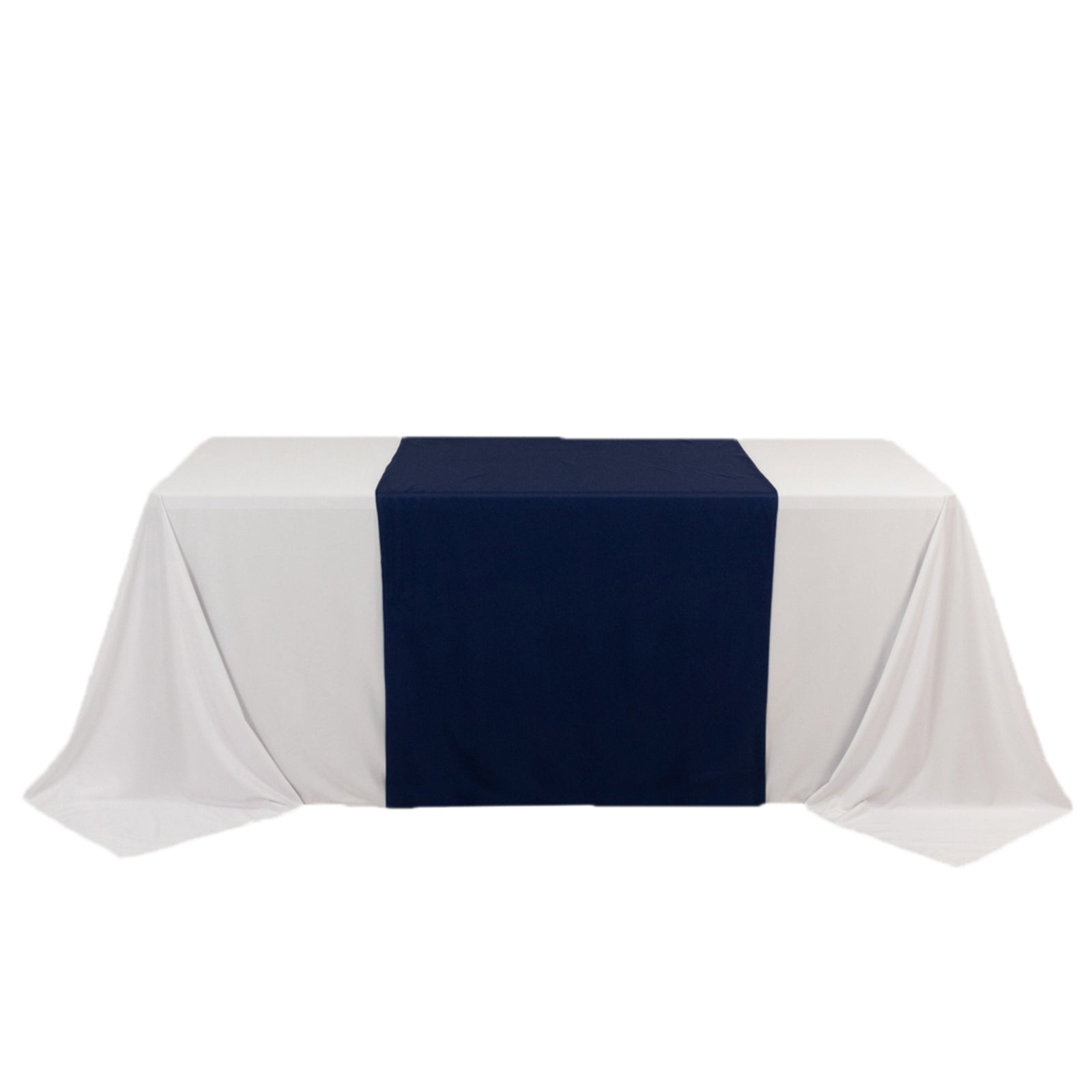Wide Premium Polyester 36"x72" Table Runner Navy Blue - Sublimation Printable Banner - Bell Racket Store