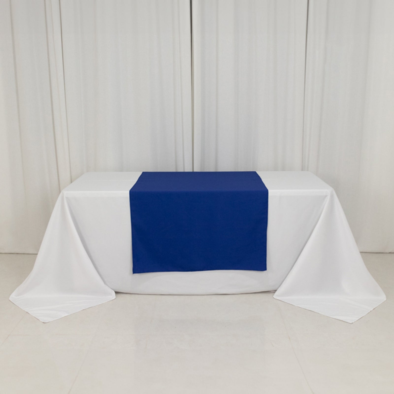 Wide Premium Polyester 36"x72" Table Runner Royal Blue - Sublimation Printable Banner - Bell Racket Store
