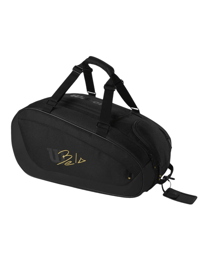 Wilson Bela Super Tour Padel Bag - Black - Bell Racket Store