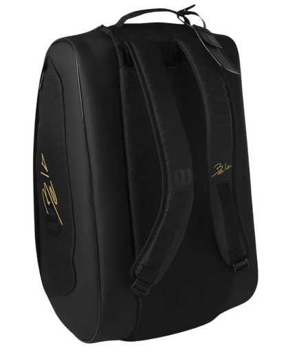 Wilson Bela Super Tour Padel Bag - Black - Bell Racket Store