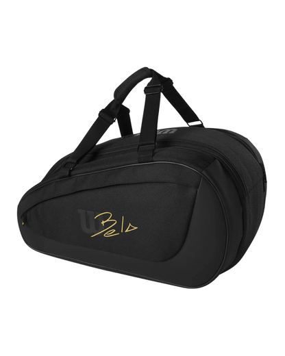 Wilson Bela Super Tour Padel Bag - Black - Bell Racket Store