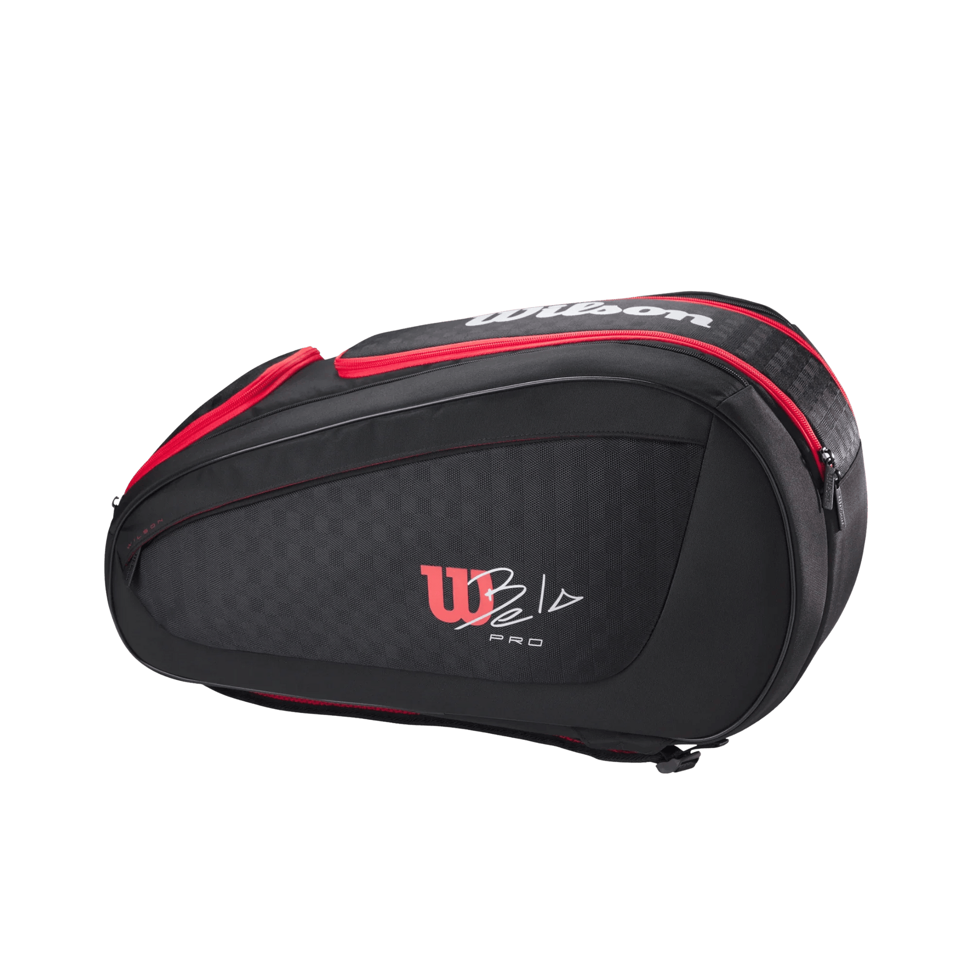 Wilson Bela V3 Padel Racket Bag Black/Red - Bell Racket Store