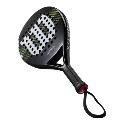 Wilson Optix V1 Black Padel Racket - Bell Racket Store