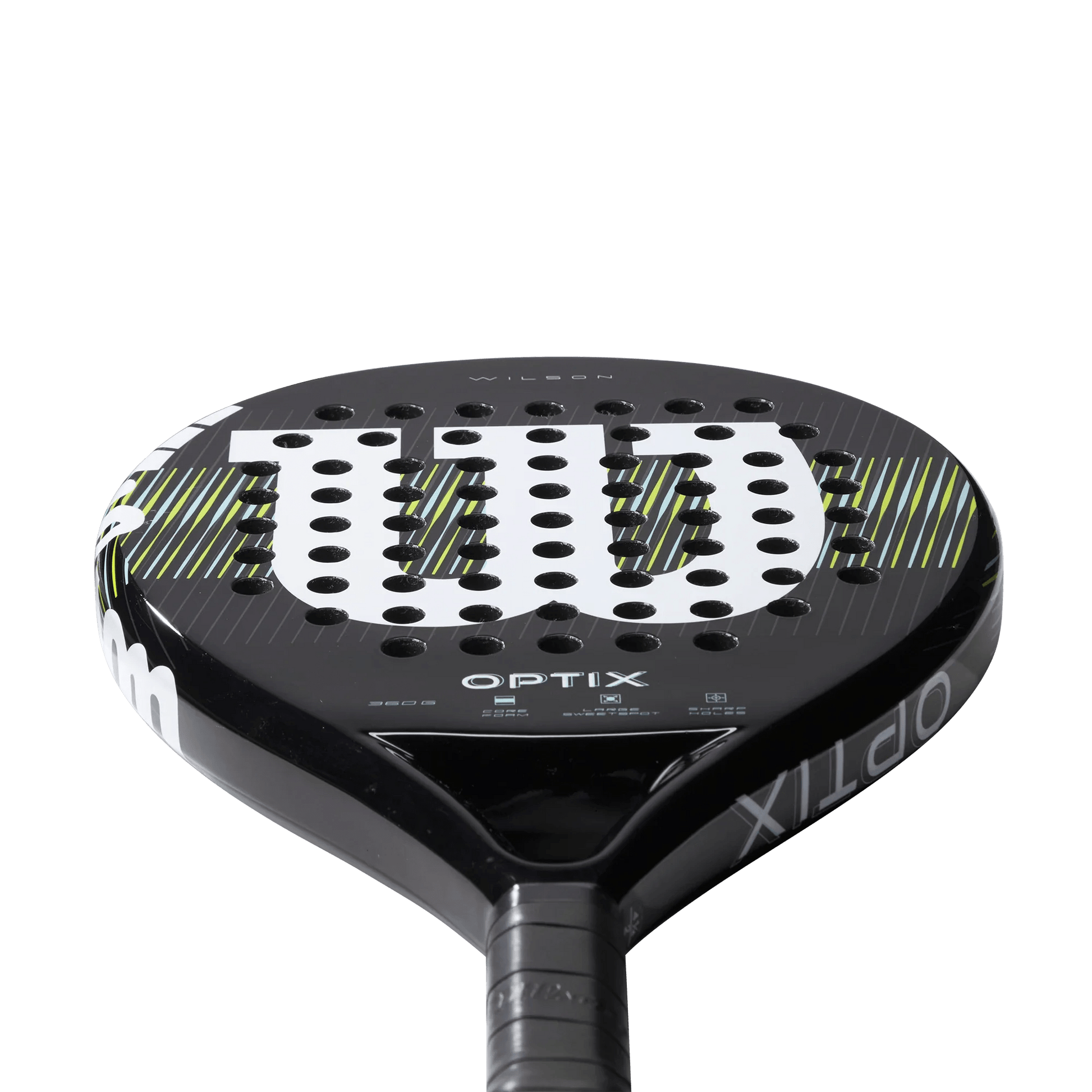 Wilson Optix V1 Black Padel Racket - Bell Racket Store